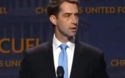 Senator Tom Cotton supports U.S recognition of Israel’s sovereignty over the Golan Heights
